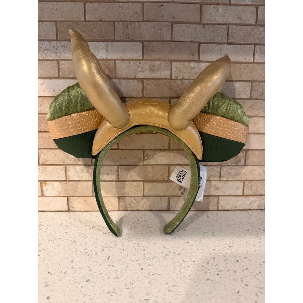 Disney Parks Marvel Loki Minnie Ears Headband Bow God of Mischief Sylvie